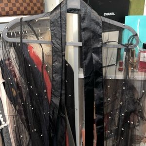 Black See-Thru Duster